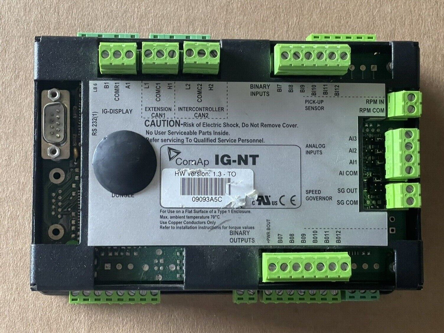 COMAP IG-NT GC INTELIGEN NT OPERATOR INTERFACE PANEL