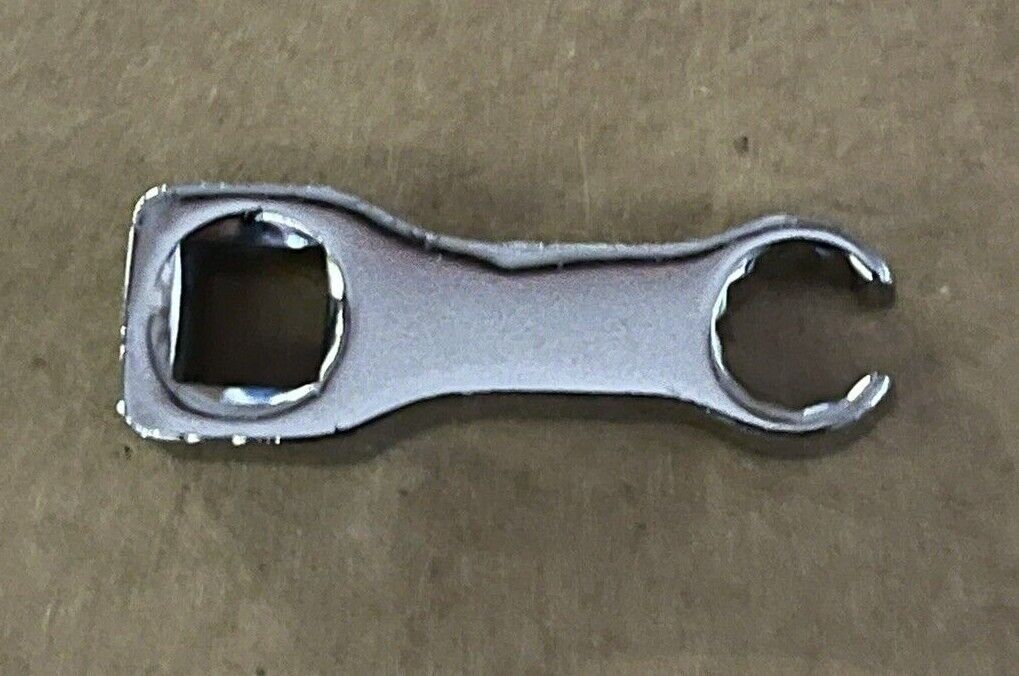 SNAP-ON 1/4" DRIVE 12-POINT SAE 1/4" SHALLOW FLARE NUT CROWFOOT WRENCH, TMRX8