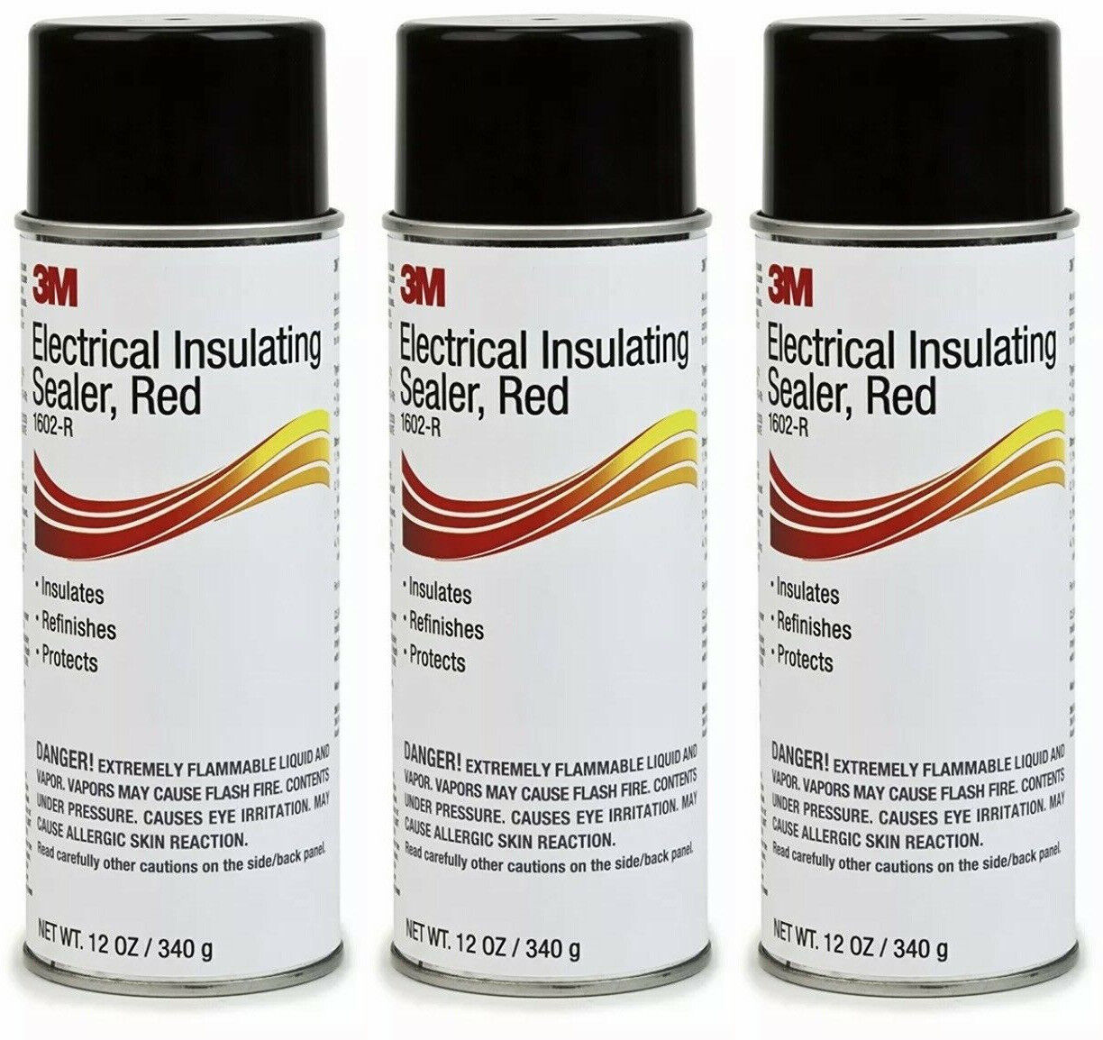 3M ELECTRICAL INSULATING SEALER 1602-R, 12-oz CAN, RED. WHOLESALE DISCOUNTS.