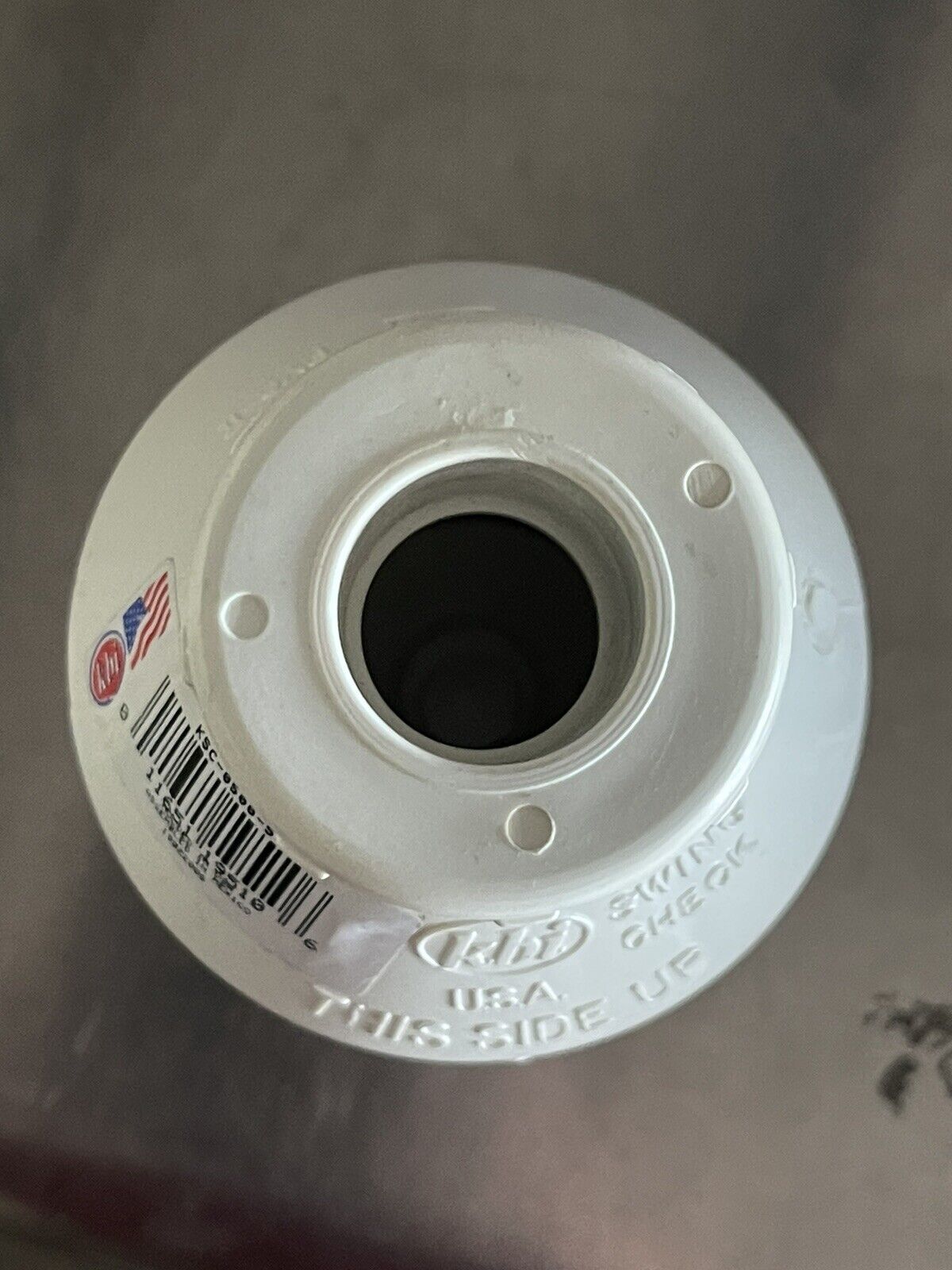 KBI KSC-0500-S 1/2" SOCKET PVC SWING CHECK VALVE