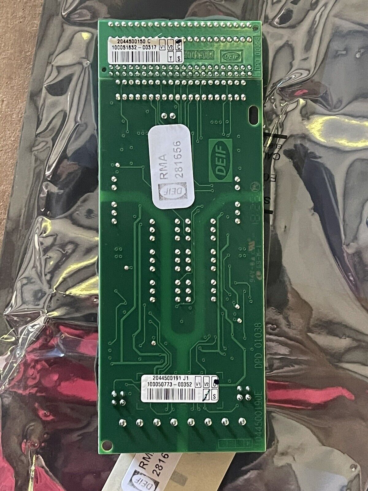 DEIF 1044500150D PCB CARD, DPD 0024, CWI 105, 94V-0