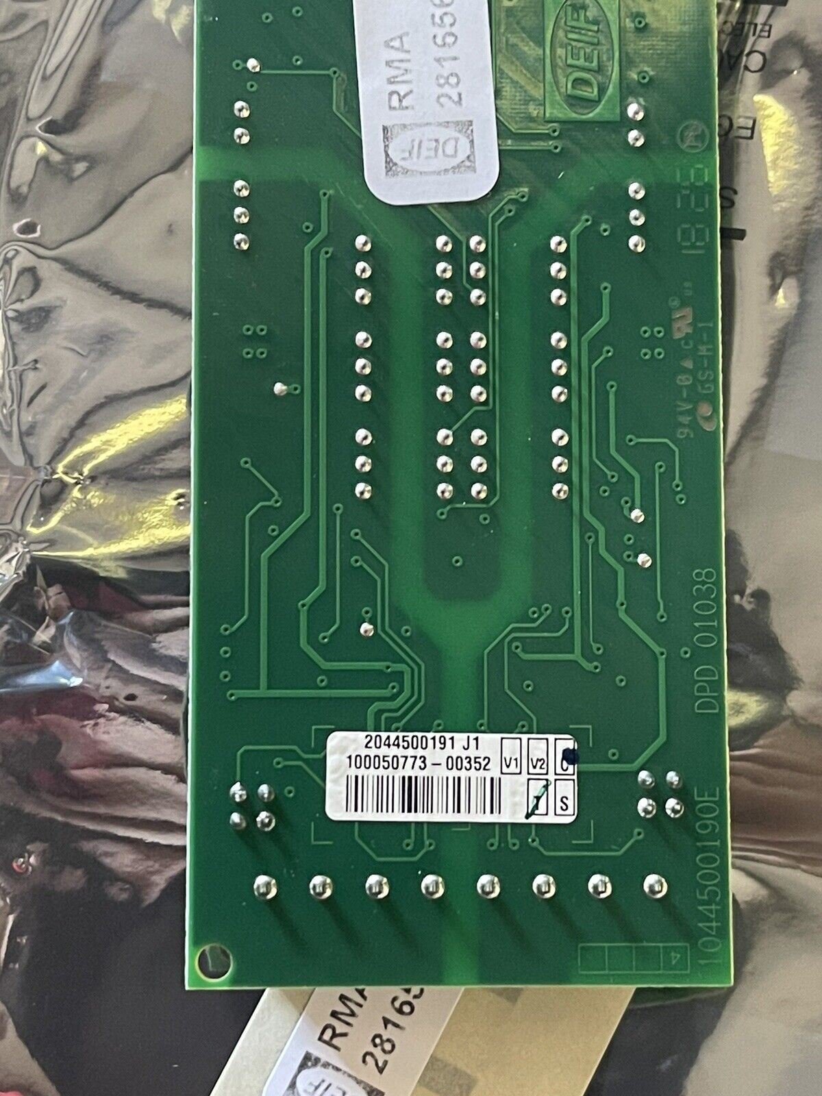 DEIF 1044500150D PCB CARD, DPD 0024, CWI 105, 94V-0